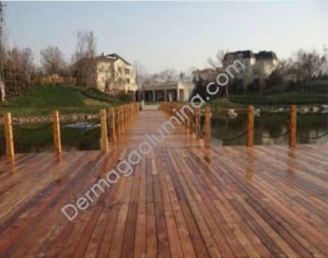 Red cedar dermaga alumina